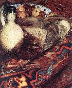 A Woman Asleep at Table (detail) ert VERMEER VAN DELFT, Jan